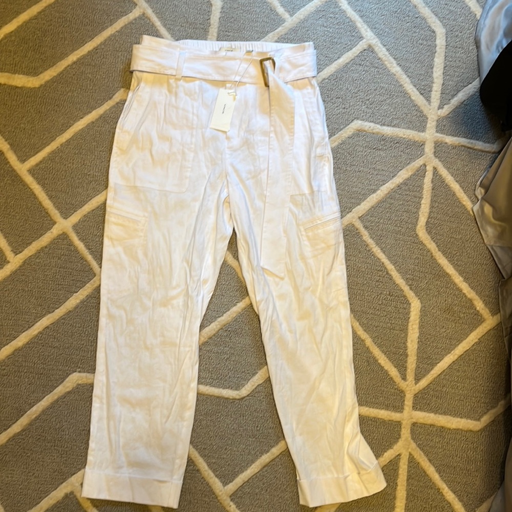 Brand new, white Vince linen pants